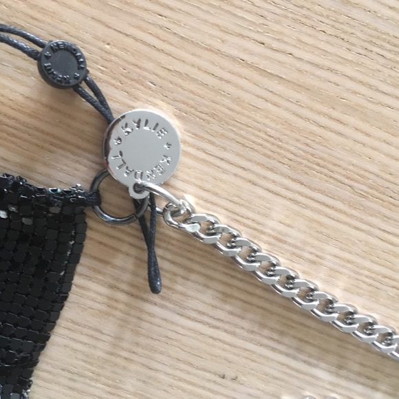 KENDALL + KYLIE black chain mail bag - Picture 2 of 3